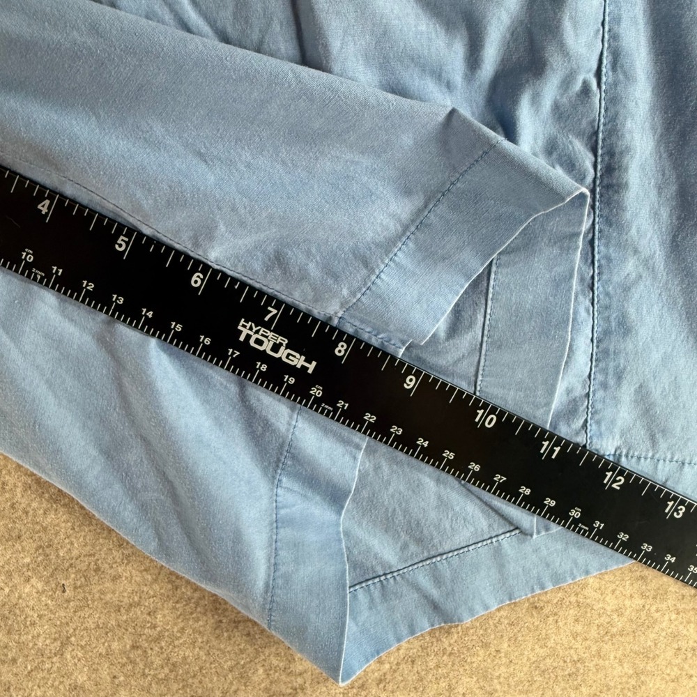 Peter Millar Chino Shorts 36 Blue Flat Front Cotton Casual Golf RN100308 - Picture 6 of 7